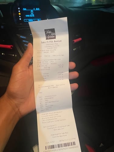 Customer photo review